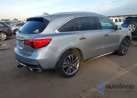 2017 Acura Mdx Advance Package из США, поврежденный, VIN 5FRYD4H85HB011256